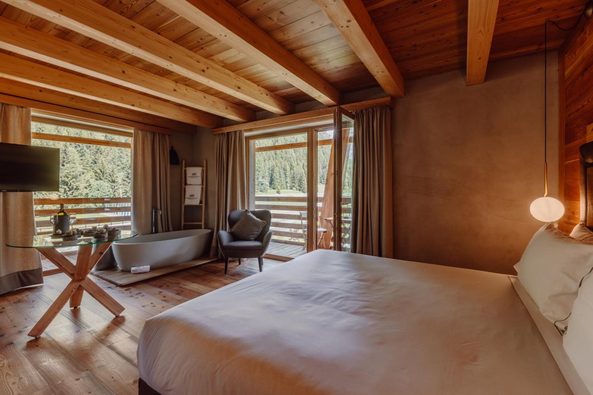 Au Charmant Petit Lac - Ecohotel Parc & Spa Champoluc Esterno foto