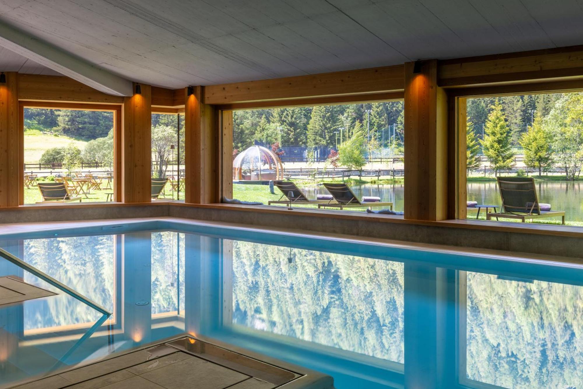 Au Charmant Petit Lac - Ecohotel Parc & Spa Champoluc Esterno foto